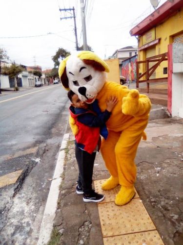 palhaço locutor e mascote do cachorro para inauguração  pet shop no Butantã   719369