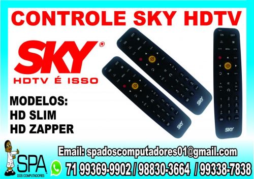 Controle Para Sky Hdtv Slim hd Zapper 2 em Salvador Ba 725668