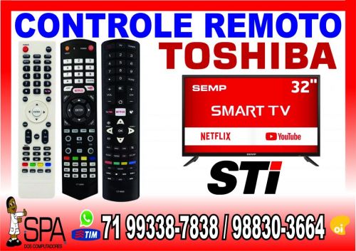 Controle Semp Toshiba Tecla Netflix e Youtube em Salvador Ba 725685