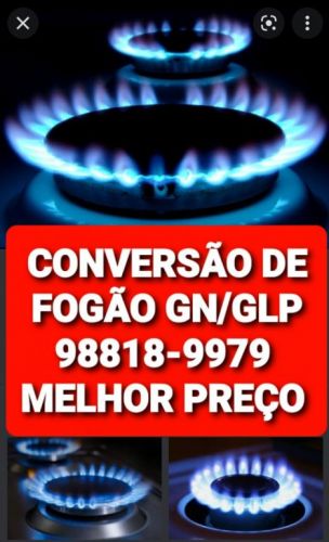 Conversão de Fogão Barra da Tijuca Rj ☎️98818-9979 Gás Encanado e Botijão Glp  731782