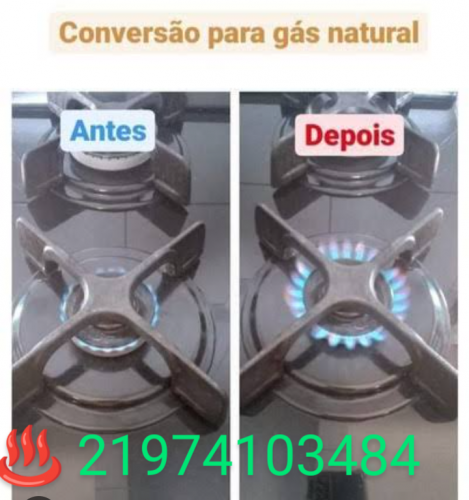 Manutenção de Fogão Tijuca Rj 9643-79483 Gás Encanado Naturgy e Botijão Glp  705876