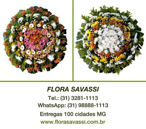 Coroa de flores Ribeirão das Neves Mg floricultura entrega coroas velório cemetério Ribeirão das Neves 726516