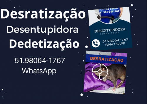 Dedetização e Desratização Canoas Rs Desentupidora Mathias Velho Canoas  672781