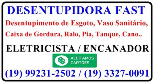 Desentupidora 19-992312502 em Parque Santa Barbara em Campinas Desentupimento de Cano 609789