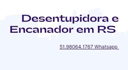 Desentupidora e Limpa Fossa em Fátima Canoas Rs 51.98064.1767 Whatsapp  605524