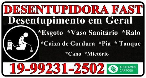 Desentupidora em Parque São Martinho em Campinas 19-992312502 Desentupimento de Ralo 609635