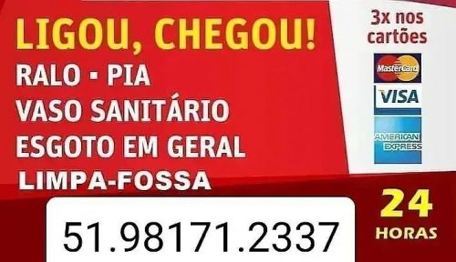 Desentupidora em Sarandi Encanador em Sarandi Porto Alegre  591998