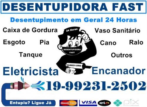 Desentupidora no Botafogo em Campinas 19-992312502 Desentupidora em Campinas  638019