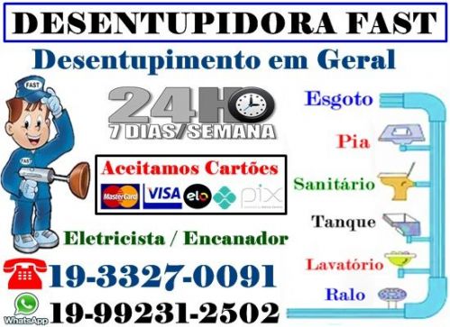 Desentupidora no Jardim Miranda em Campinas 19-992312502 Desentupidora de Cano em Campinas  639130