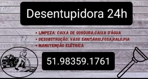 Desentupidora Residencial 51.98359.1761 Whatsapp  616949