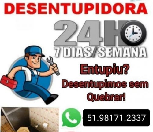 Desentupidora Vera Cruz em Gravataí  605038