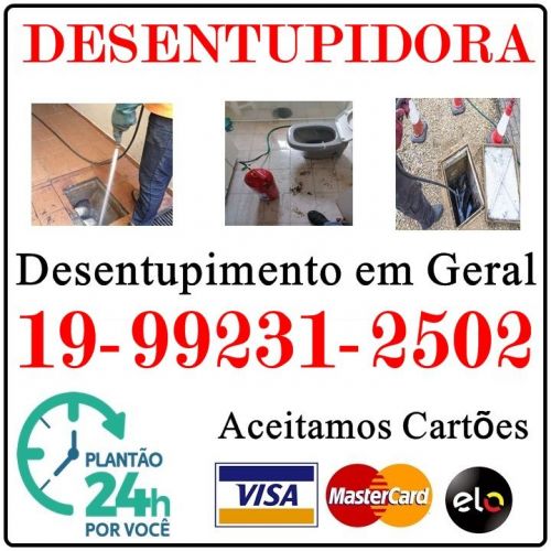 Desentupidora Vila Teixeira em Campinas 19-992312502 Desentupidor de Cano  626105