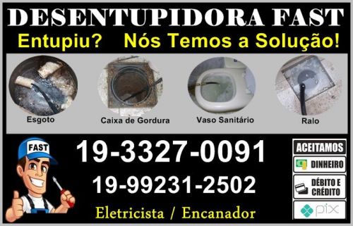 Desentupimento de cano 19-99231-2502 Desentupidora em Parque Via Norte em Campinas. 727091