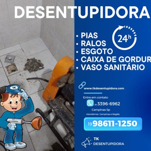 Desentupimentos de Rede de Esgoto em Campinas - Desentupidora em Campinas  719054