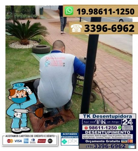 Desentupimentos em Campinas 19 98611-1250 Desentupidora 24 Horas  737981