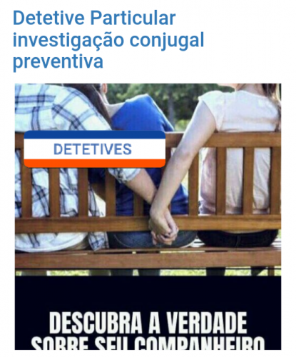 Detetives Particulares em todos os bairros e regiões  722871