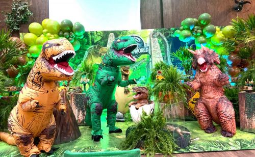 Dinossauros personagens vivos Festa Infantil Animação 723988