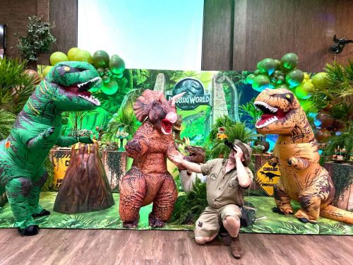 Dinossauros personagens vivos Festa Infantil Animação 723992