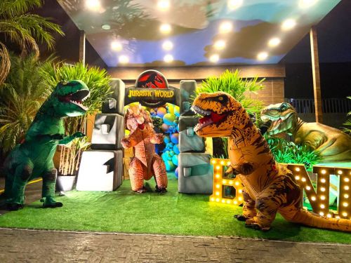 Dinossauros personagens vivos Festa Infantil Animação 723993