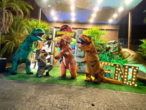 Dinossauros personagens vivos Festa Infantil Animação 723997