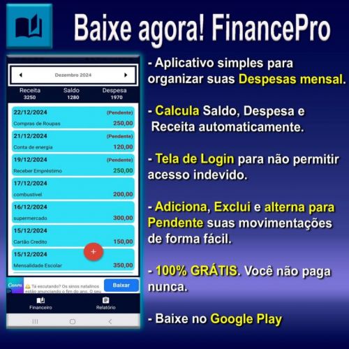 Financepro - Organize suas dívidas agora 734896