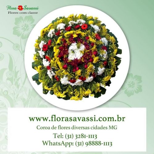 Floricultura Bh coroa de flores em velório São Sebastião  Bh 726396