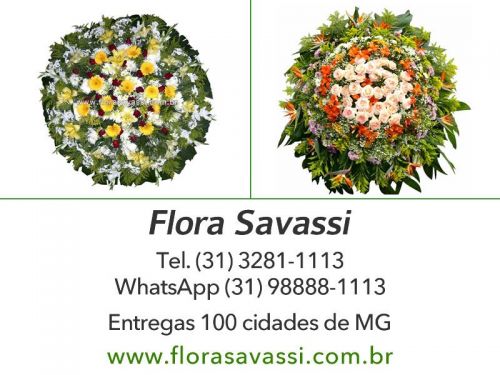 Floricultura coroa de flores em velório Tirol Bh 725791