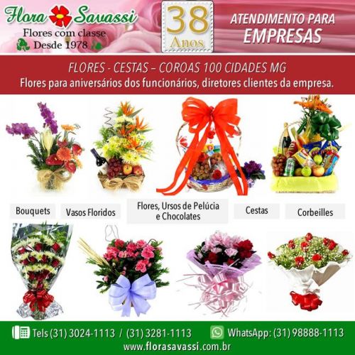 Floricultura Flora Conselheiro Lafaiete Mg flores cesta de café coroa de flores em Conselheiro Lafaiete 722537