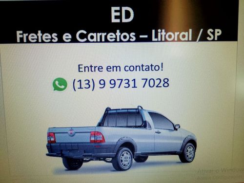 Fretes e Carretos - Litoral  Sp 727213