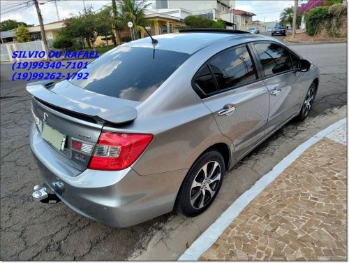  Honda Civic 2014 Exr com Teto Solar 726994