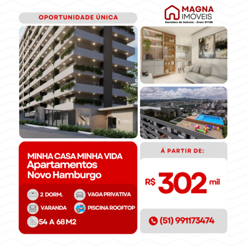 Lançamento em Novo Hamburgo - Apartamentos 722234