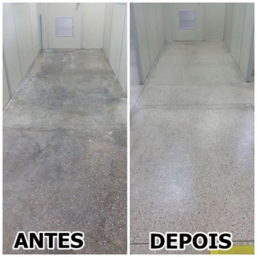 Lavagem revitalização e Limpeza de Pisos 621047