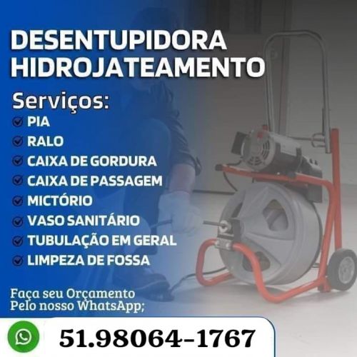 Limpa Fossa em Zona Norte de Porto Alegre Rs Desentupidora em em Zona Norte de Porto Alegre Rs 51.98064-1767 whatsapp 720222