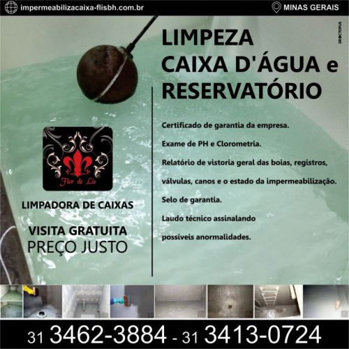 Limpeza caixa dágua e reservatório 507086