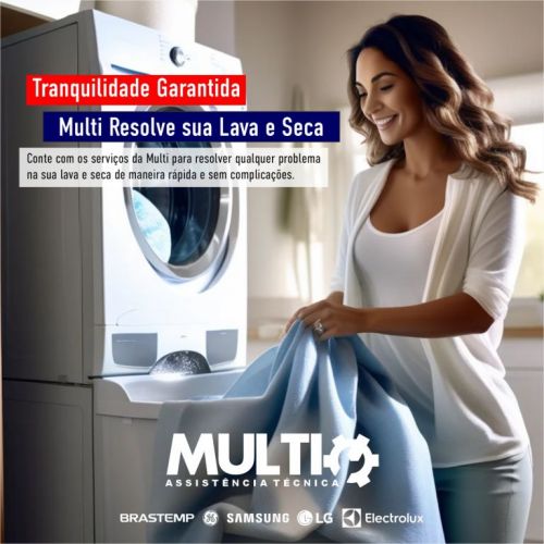 Manutenção de lavadora de roupas Electrolux pela Multi em Sp 730169