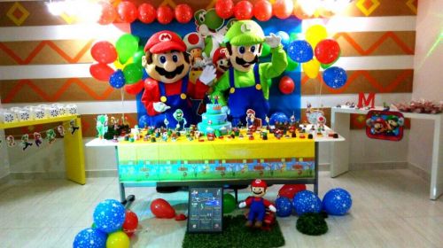 Mario Bross e Luigi Cover Personagens Vivos Animação Festas Infantil 587689