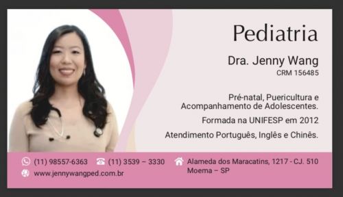 Médica Pediatra Sp agenda sua consulta Whatsapp 11 98557-6363 736948