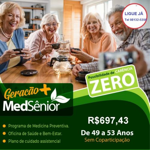 Medsenior Plano Para Idosos Plantão De Vendas Tel 98132-5356 727815