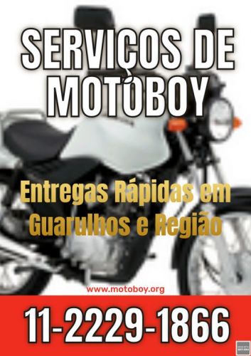 Motoboy em Guarulhos para Transporte Urgente - Contato: 11-2229-1866 723820