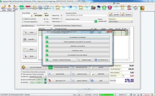 Programa Os Serviços de eletricista   com Vendas Financeiro e Estatísticas v7.6 Plus  Whatsapp via Os - Fpqsystem 657260
