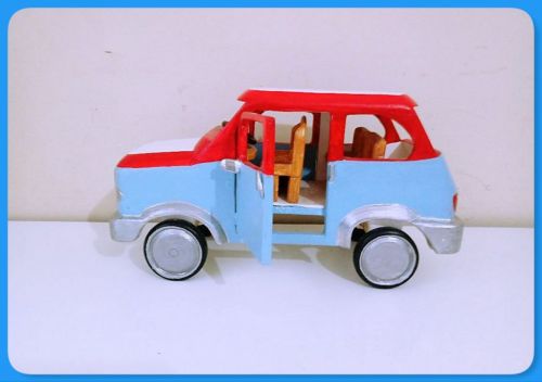 Oferta Dia Das Crianças - Carrinho De Passeio De Brinquedo Em Madeira 723123