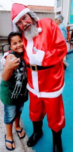 papai noel e ajudante para visitas  729064