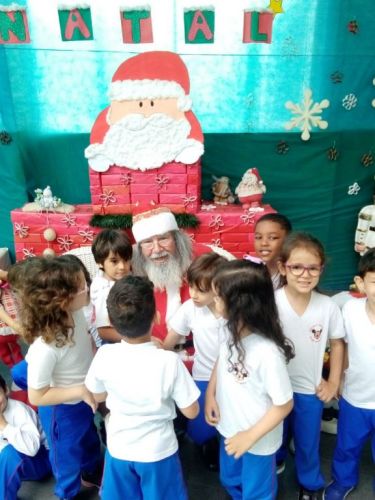 papai noel e ajudante para visitas  729066