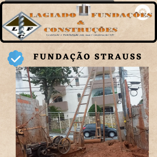 Perfuração em Solo  Fundação Estacas Strauss Escavada e Sondagem de Solo 727311