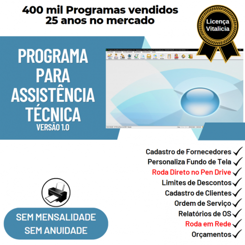 Programa Assistência Técnica Ordem de Serviço e Orçamento v1.0 - Fpqsystem 718556