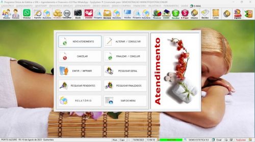 Programa Clinica de Estética e Spa Agendamento Vendas e Financeiro v5.0 Plus Whatsapp - Fpqsystem 718952