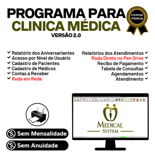 Programa Consultório Clinica Médica com Agendamento v2.0 - Fpqsystem 718742