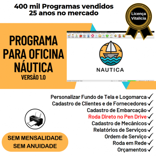 Programa Ordem de Serviço para Oficina Náutica e Embarcações v1.0 - Fpqsystem 718809