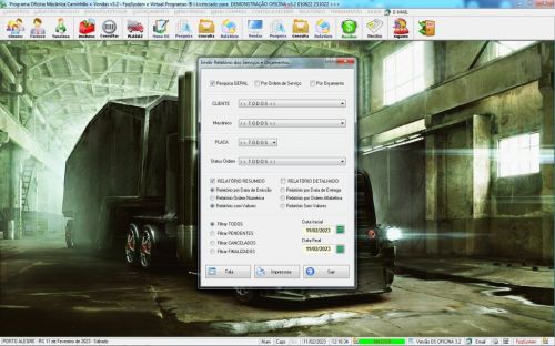 Programa Os Oficina Mecânica Caminhão Vendas Estoque v3.2 - Fpqsystem 652937