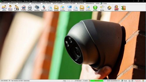 Programa Os Segurança Eletrônica  Vendas e Estoque v3.0 - Fpqsystem 681619